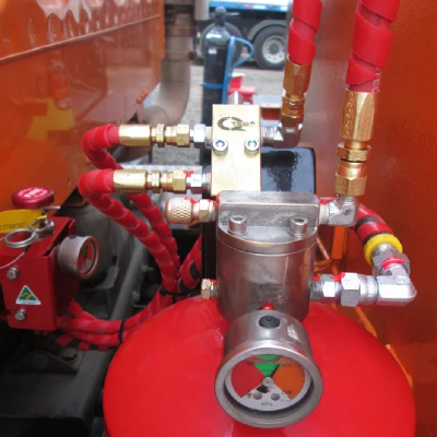 Sistema de supresión de incendios en industria transporte